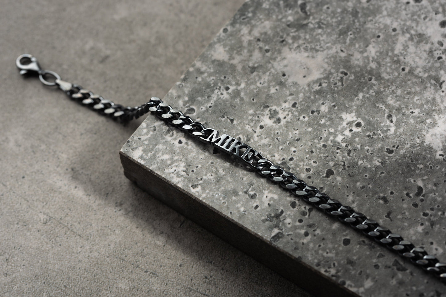 Personalized Men's Sterling Silver Cuff Bracelet | Magnolia Men