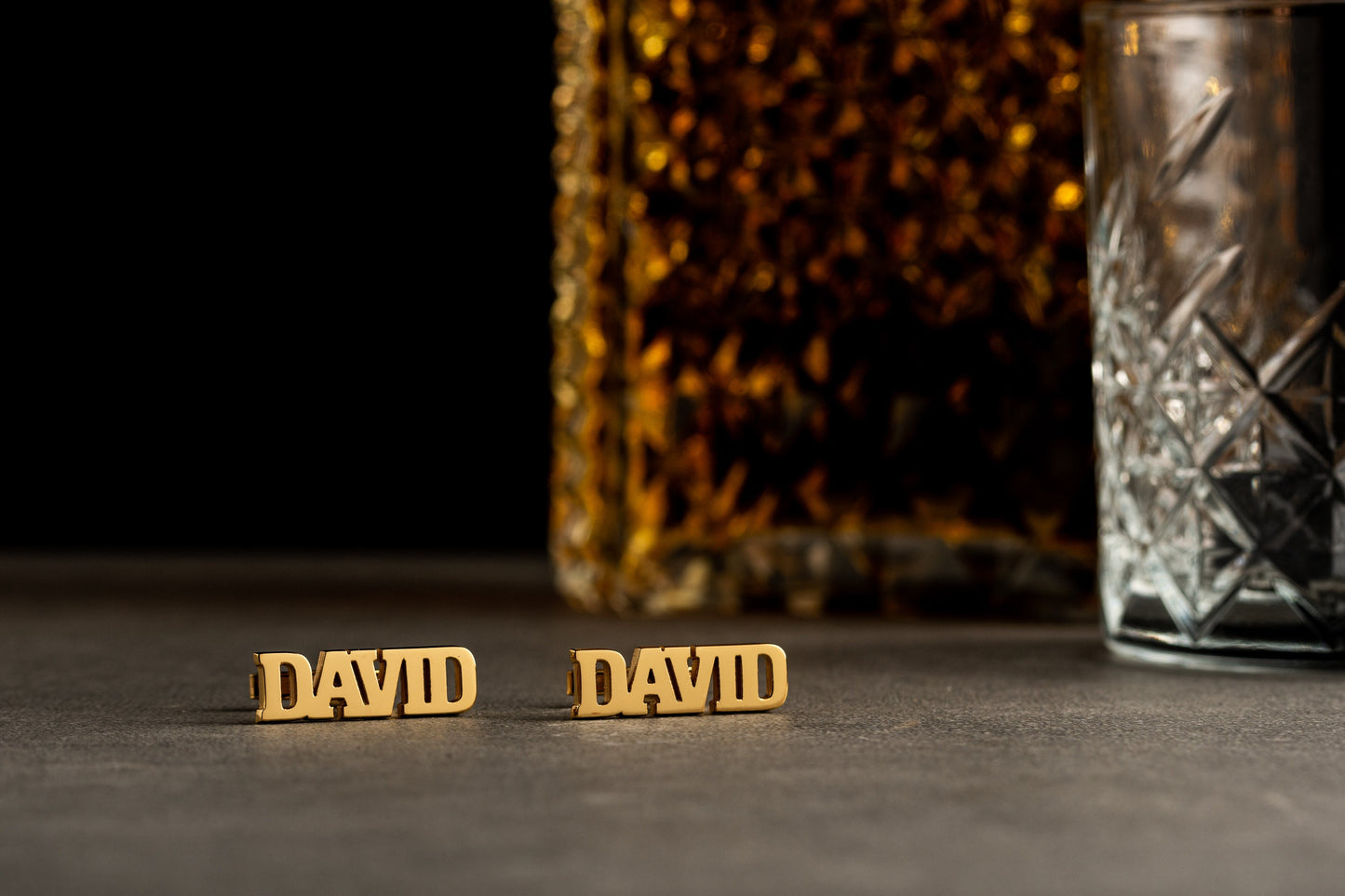 Personalized Name Cutout Cufflinks - 925 Sterling Silver | Magnolia Men