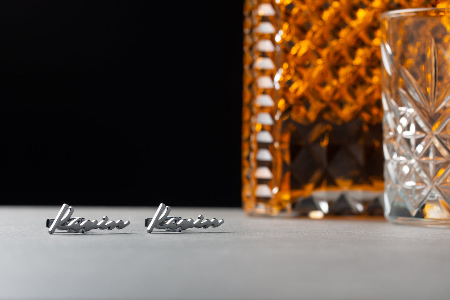 Personalized Signature Name Cutout Cufflinks - 925 Sterling Silver | Magnolia Men