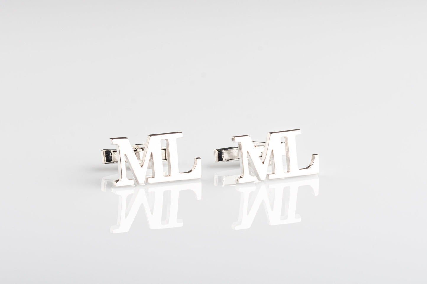 Custom Monogram Initial Cufflinks - 925 Sterling Silver | Magnolia Men