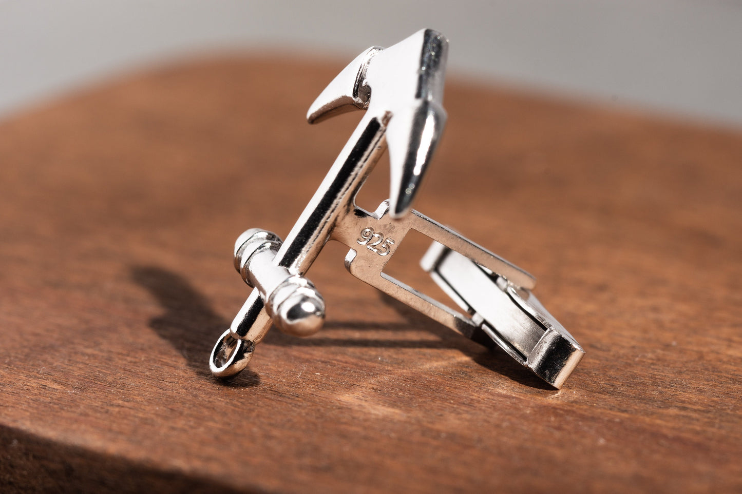 Personalized Anchor Cufflinks - 925 Sterling Silver  | Magnolia Men