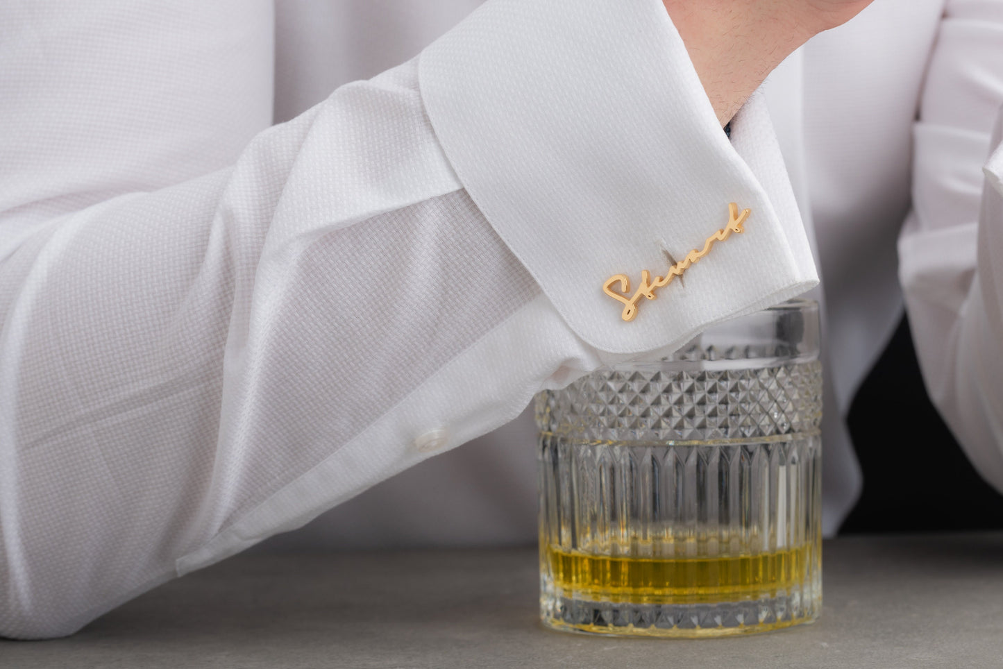 Handmade Custom Engraved Cufflinks - 925 Sterling Silver | Magnolia Men