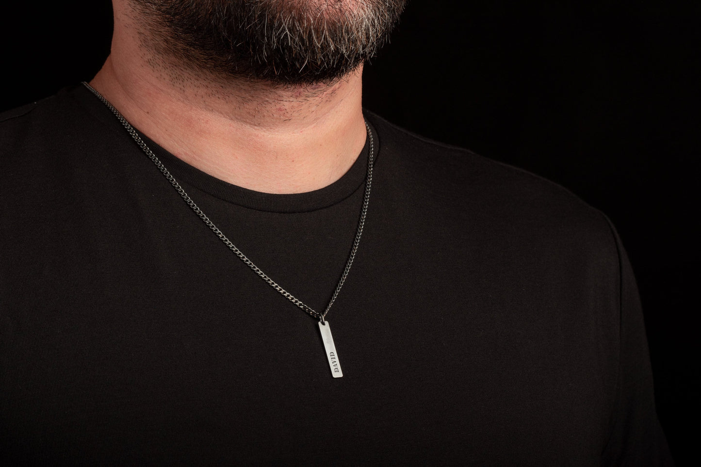 Personalized Engraved Bar Necklace - Sterling Silver | Magnolia Men