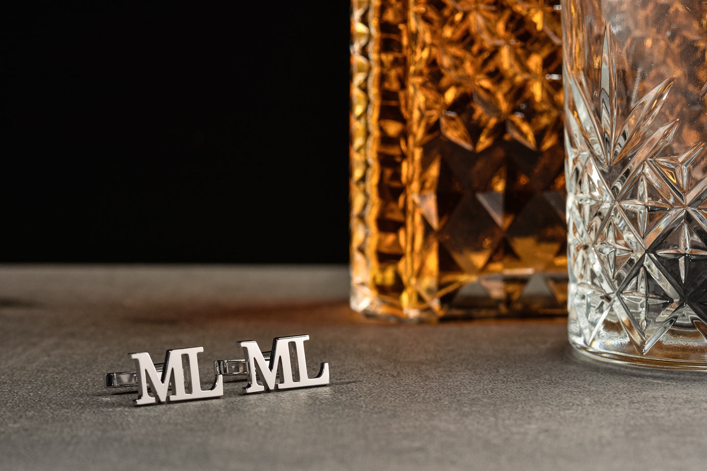 Custom Monogram Initial Cufflinks - 925 Sterling Silver | Magnolia Men