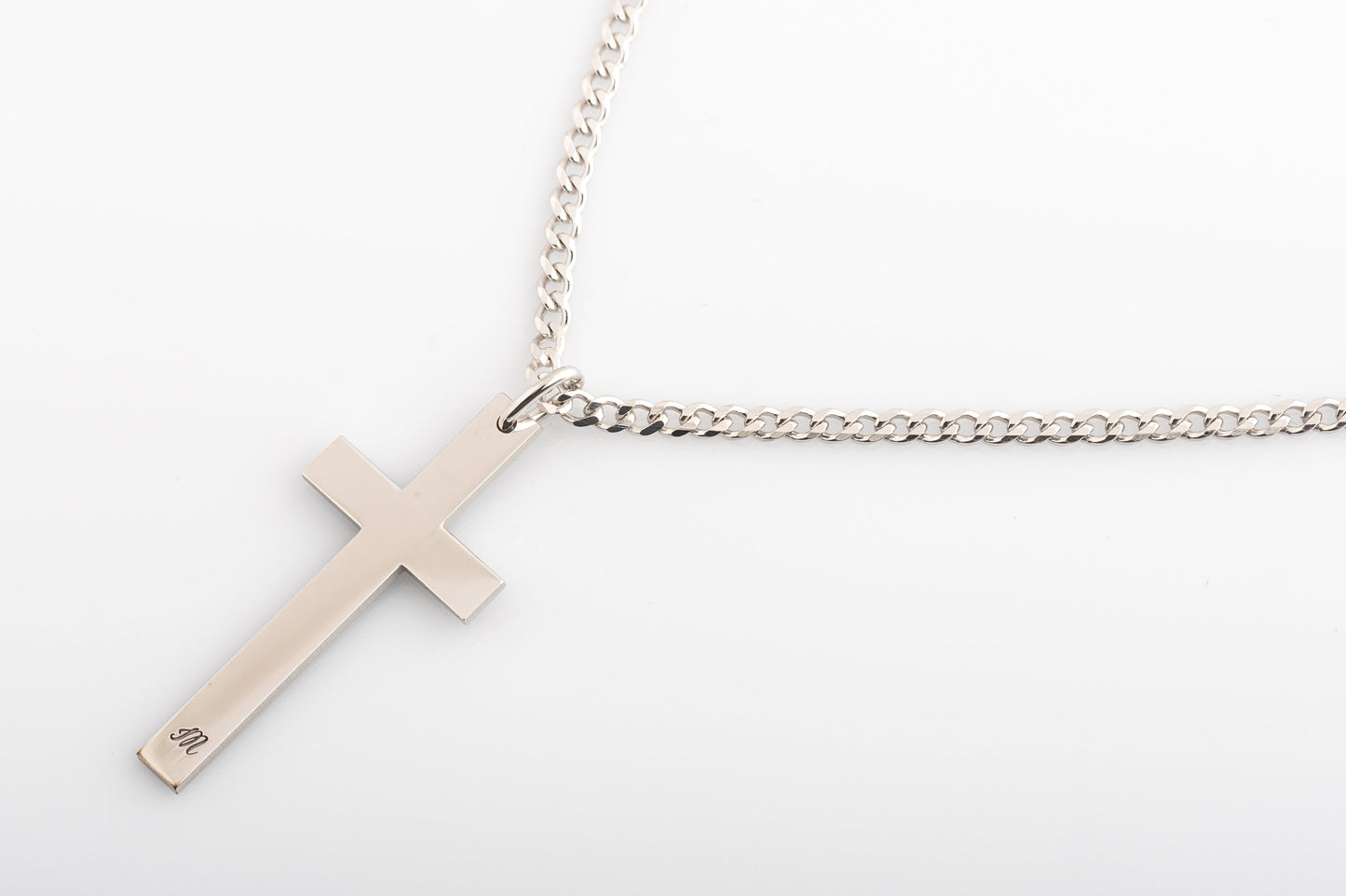 Personalized Silver Cross Necklace for Men | Magnolia Men