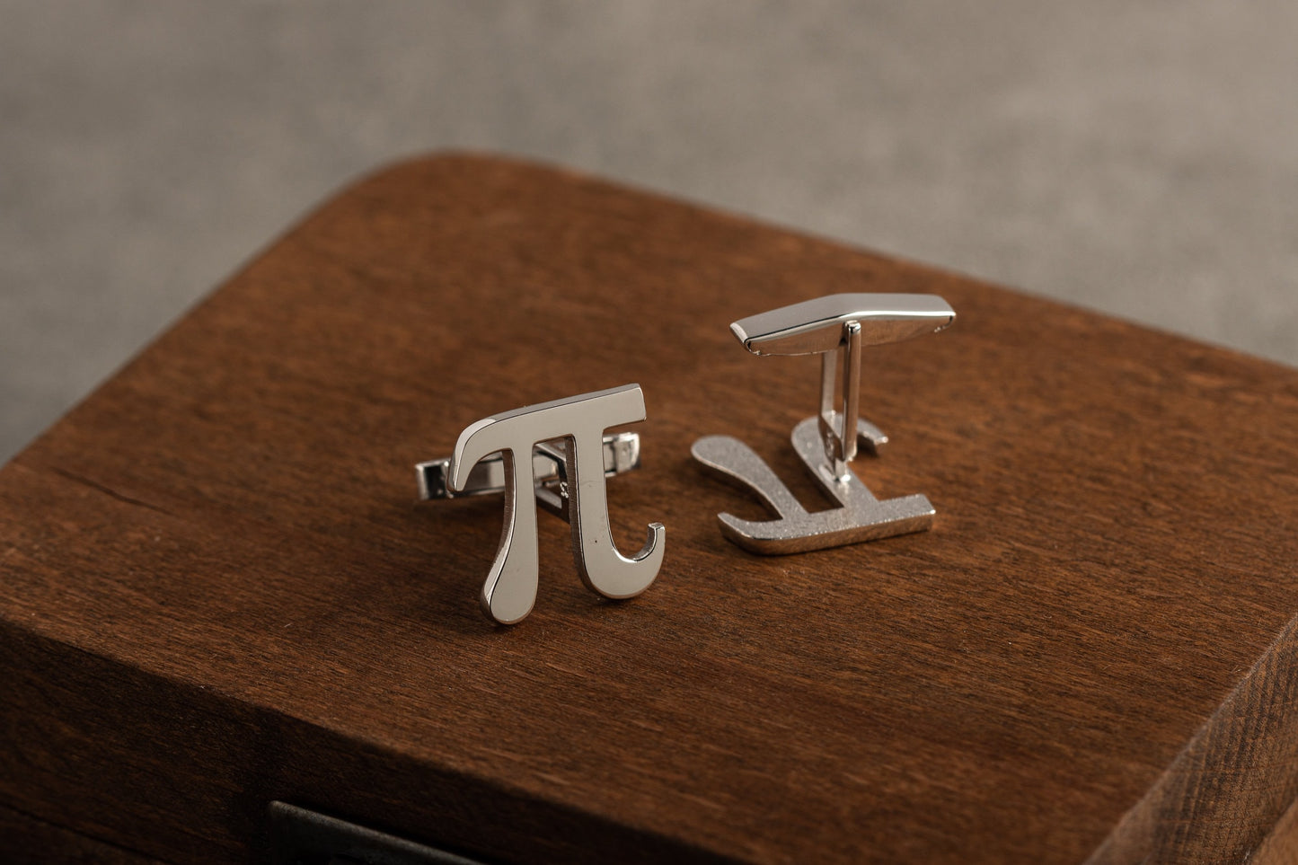 Personalized Pi Symbol Cufflinks - 925 Sterling Silver | Magnolia Men