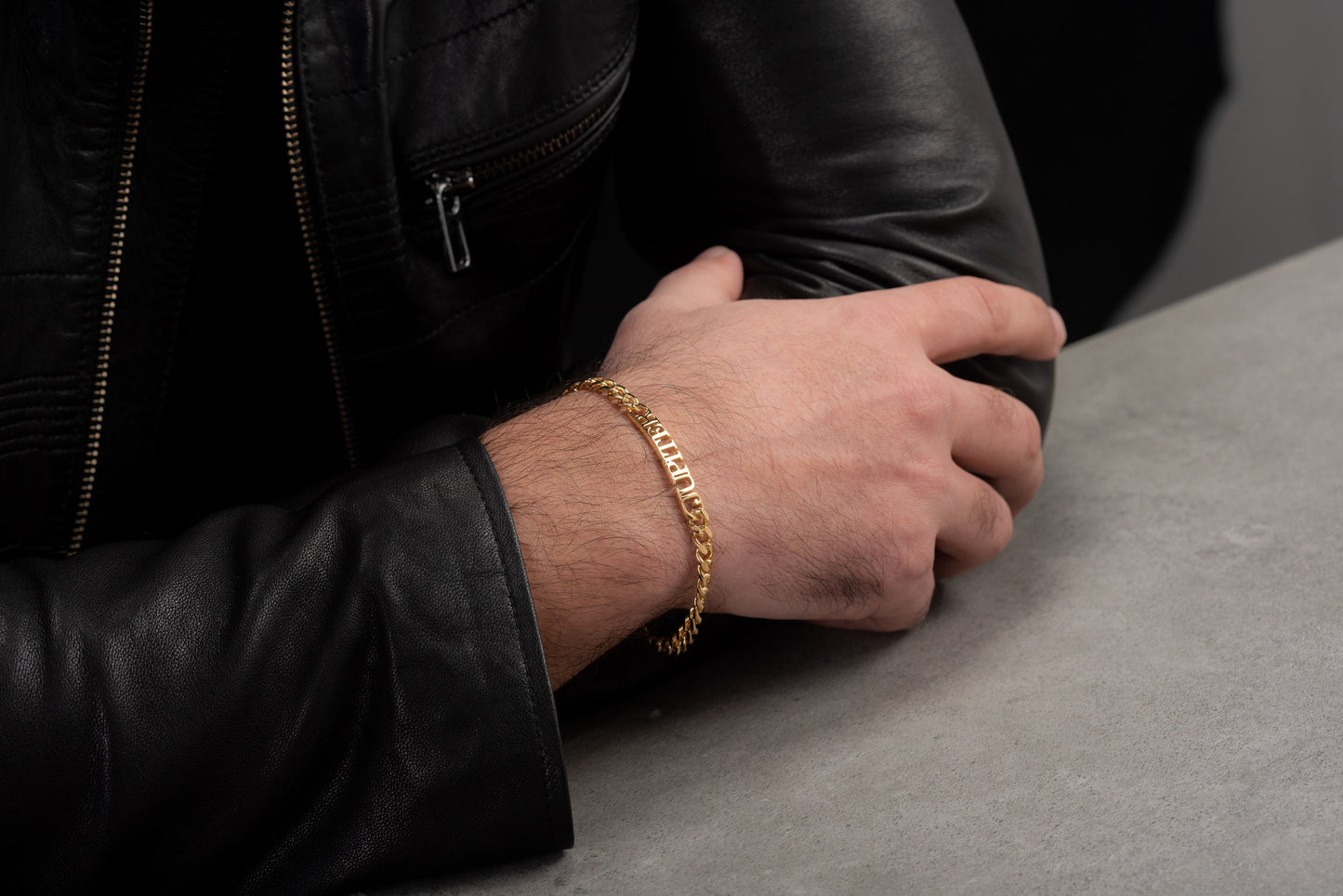 Personalized Men's Sterling Silver Cuff Bracelet | Magnolia Men