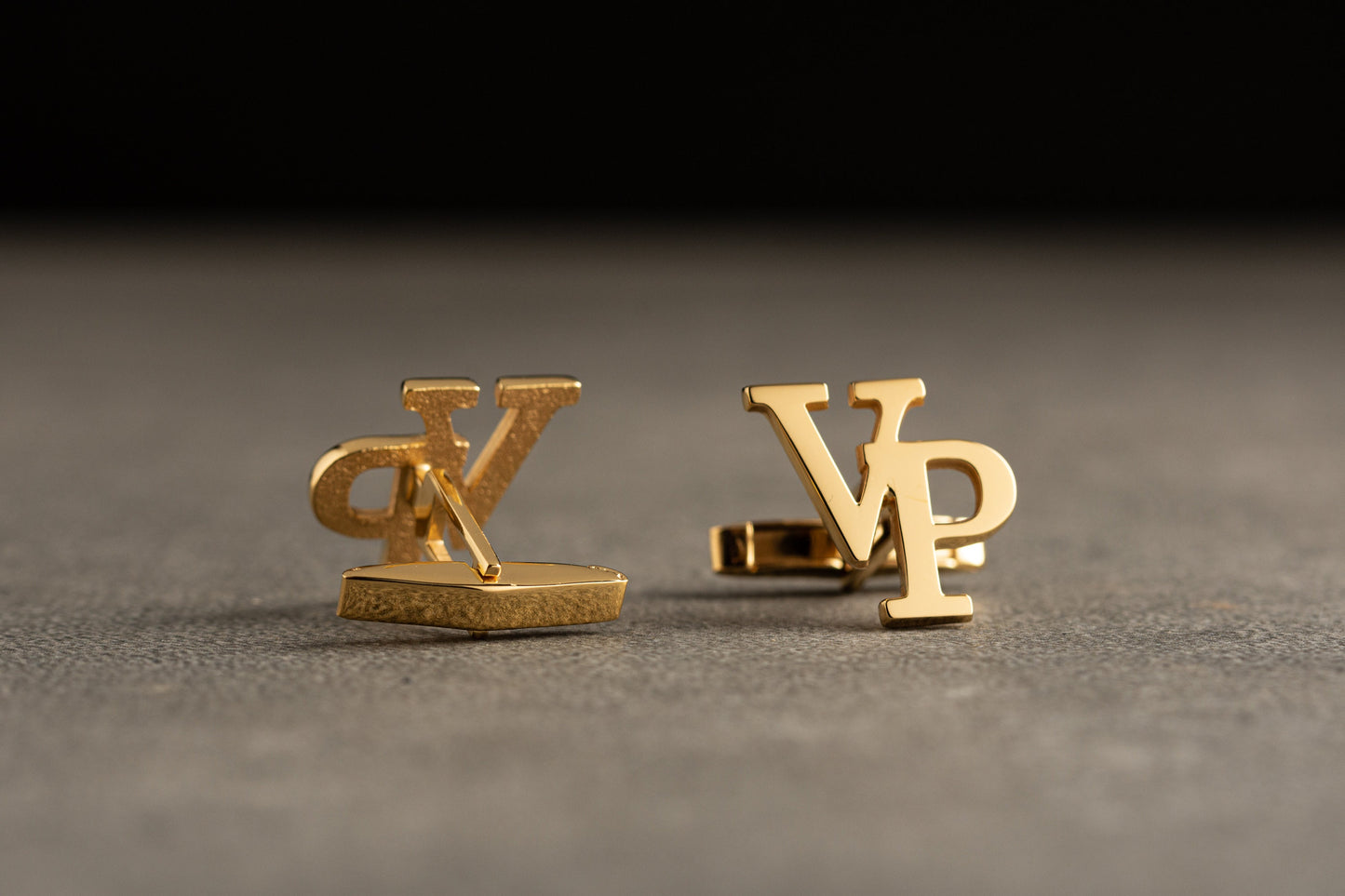 Groom Initial Cufflinks | Personalized 925 Sterling Silver