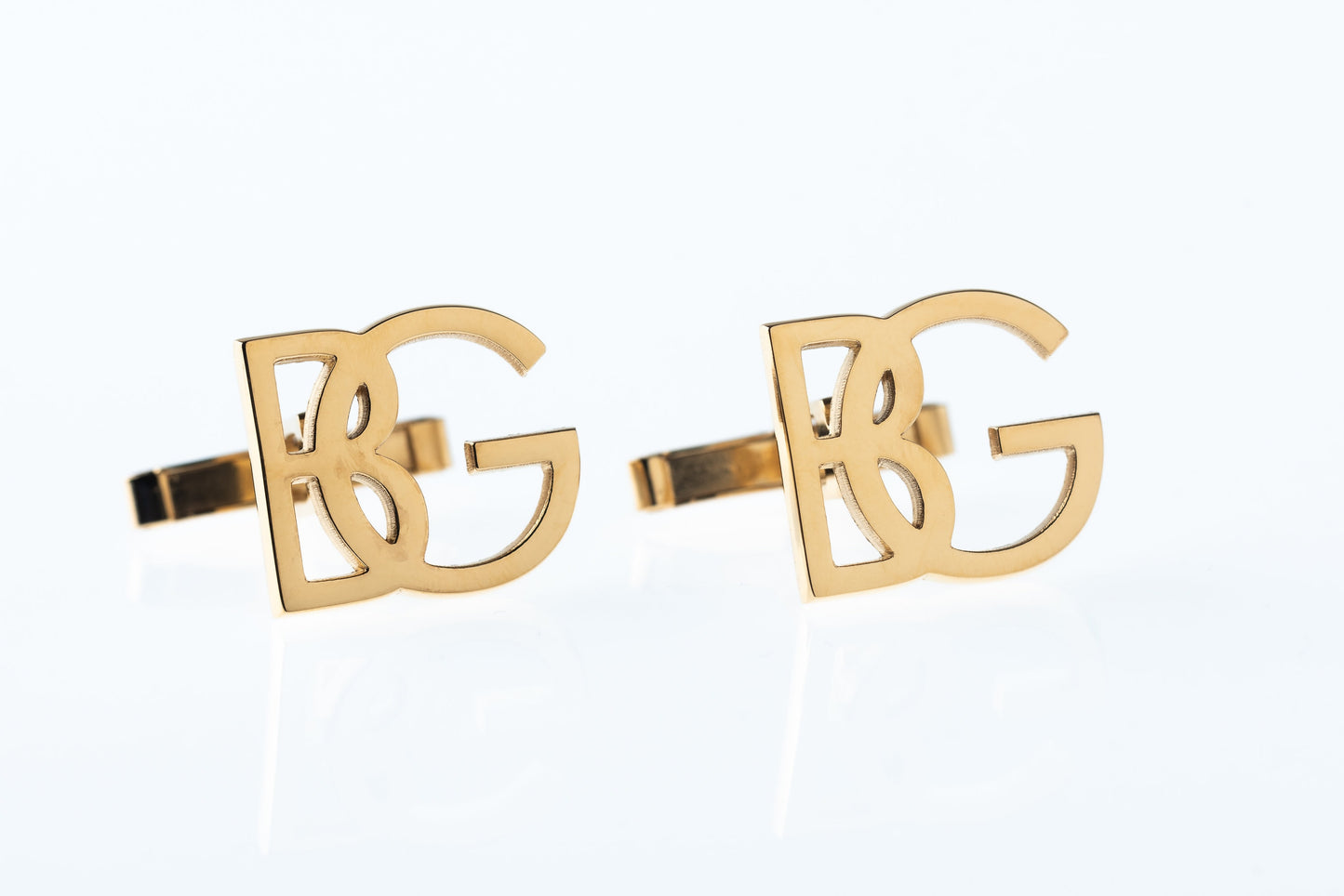 Custom Initial Cufflinks - 925 Sterling Silver | Magnolia Men