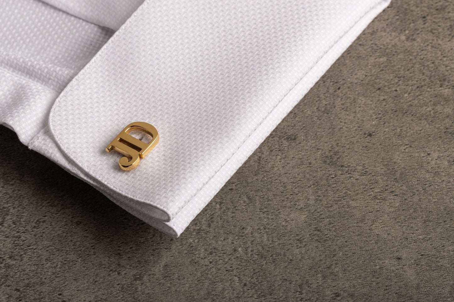 Groom Initial Cufflinks | Personalized 925 Sterling Silver