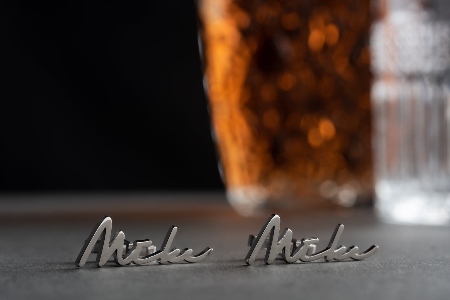 Handmade Custom Engraved Cufflinks - 925 Sterling Silver | Magnolia Men