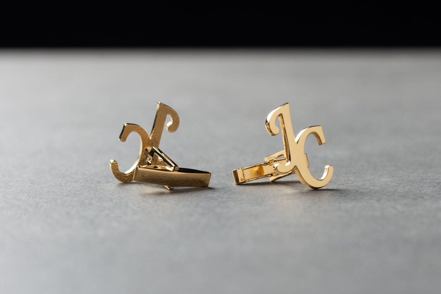 Personalized Initial Cutout Cufflinks - 925 Sterling Silver  | Magnolia Men