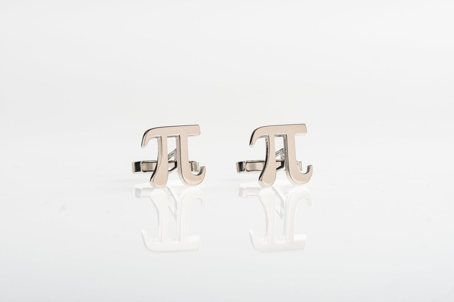 Personalized Pi Symbol Cufflinks - 925 Sterling Silver | Magnolia Men