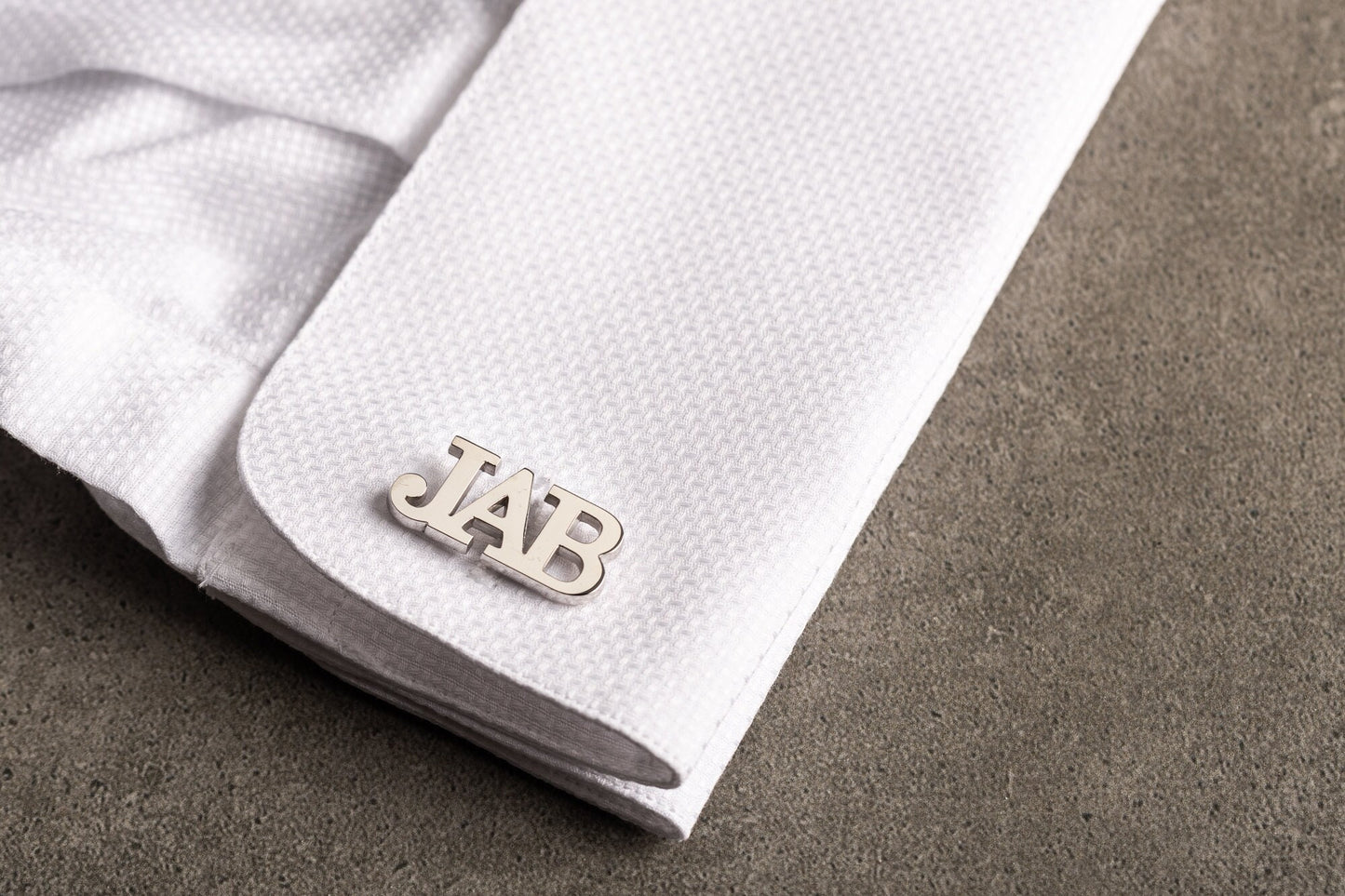 Personalized 925 sterling silver cufflinks for groomsmen gifts