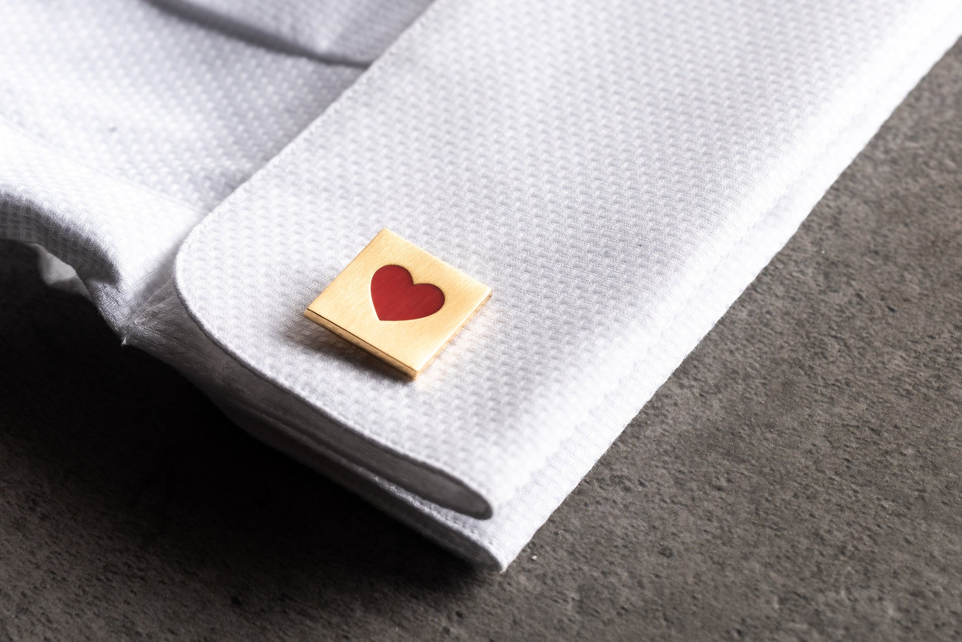 Playing card cufflinks in a premium gift box for card enthusiasts